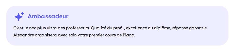 Ambassadeur Super Prof